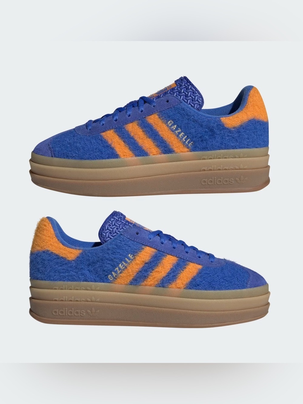 Adidas Gazelle Bold - Women's - Blue Orange - Picture 5 of 7